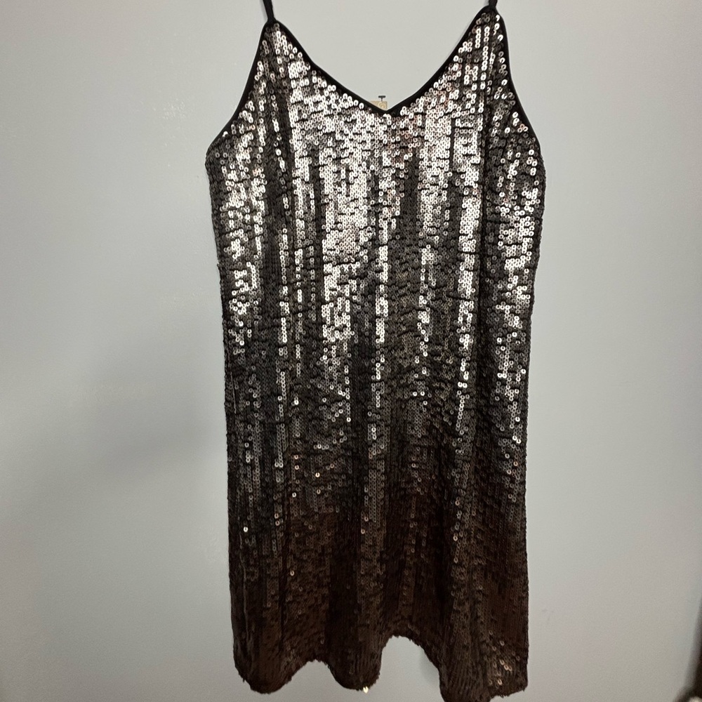 ARIAT NWT Sequin tank NY eve dress small petite fits like a regular small medium